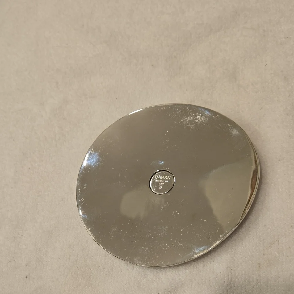 Dansk Silver Oval Desk Sculpture / Paperweight - 4.5